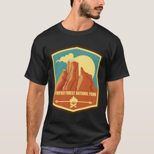 Versteend bos � geheimen van het wild t-shirt (Voorkant)