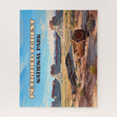 Versteend bos Nationaal Park Arizona Desert Legpuzzel (Verticaal)