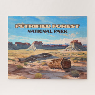 Versteend bos Nationaal Park Arizona Desert Legpuzzel
