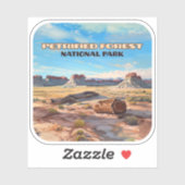Versteend bos Nationaal Park Arizona Desert Sticker (Vel)