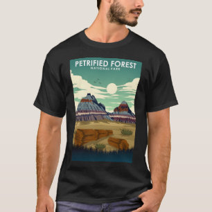 Versteend bos National Park Travel Poster T-shirt
