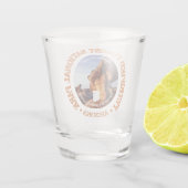 Versteend bos (NP2) Shot Glas (Achterkant)