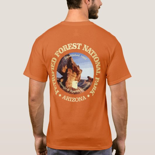 Versteend bos (NP2) T-shirt (Achterkant)