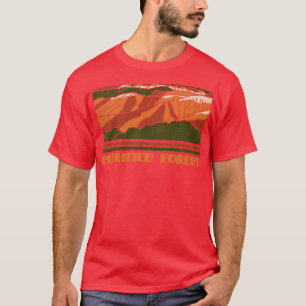 Versteend bos US National Park Gift Versteend T-shirt