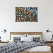 Versteend dinosaurusbot canvas afdruk (Insitu (Slaapkamer))