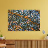 Versteend dinosaurusbot canvas afdruk (Insitu (Woonkamer))
