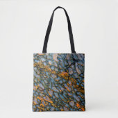Versteend dinosaurusbot tote bag (Voorkant)