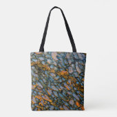 Versteend dinosaurusbot tote bag (Achterkant)