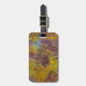 Versteend Hout Bagagelabel (Voorkant verticaal)