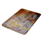 Versteend Hout Bruin Badmat (Gekanteld)