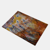 Versteend Hout Bruin Deurmat (Schuin)