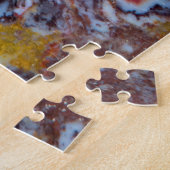 Versteend Hout Bruin Legpuzzel (Zijkant)