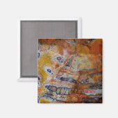 Versteend Hout Bruin Magneet (Voorkant / Achterkant)