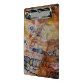 Versteend Hout Bruin Mini Klembord (Angled2)