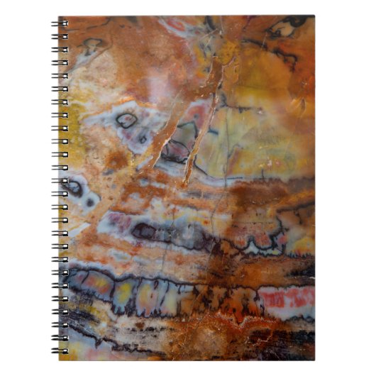 Versteend Hout Bruin Notitieboek (Voorkant)