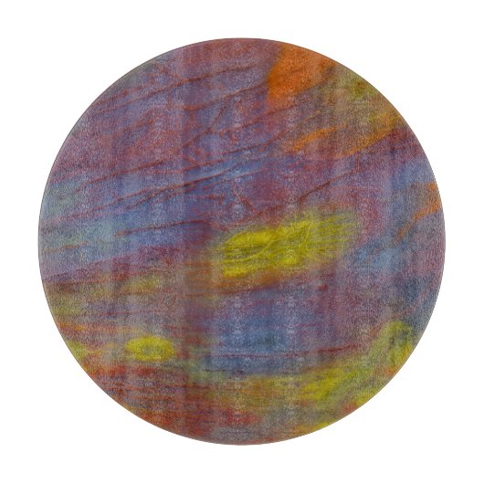 Versteend Hout Close-Up Snijplank (Voorkant)