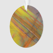 Versteend hout geel ornament (voorkant)