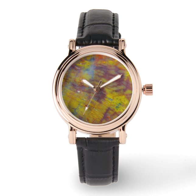 Versteend Hout Horloge (Voorkant)