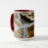 Versteend Hout Met Kristallen Mok (Voorkant links)