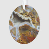 Versteend Hout Met Kristallen Ornament (voorkant)