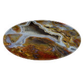 Versteend Hout Met Kristallen Snijplank (Hoek)