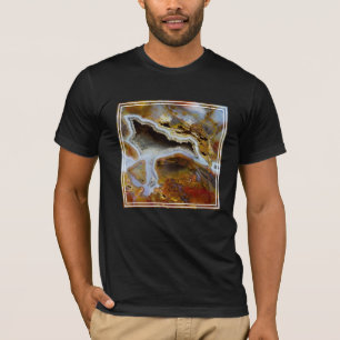 Versteend Hout Met Kristallen T-shirt