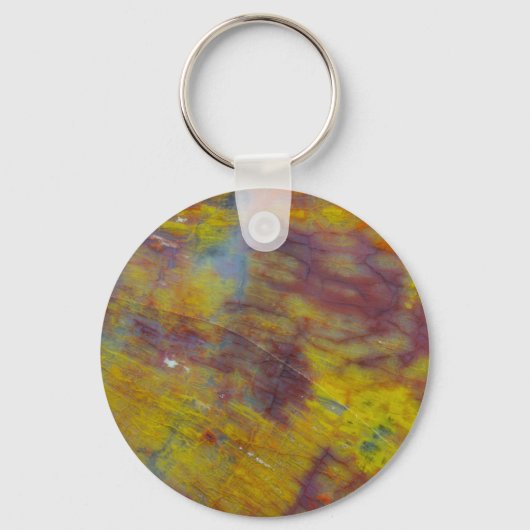 Versteend Hout Sleutelhanger (Voorkant)