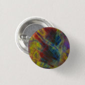Versteend Hout Verticaal Ronde Button 3,2 Cm (Voorkant /achterkant)
