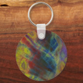 Versteend Hout Verticaal Sleutelhanger (Voorkant)