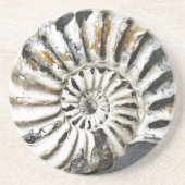 Versteend Nautisch Fossil Beach House Onderzetter (Voorkant)
