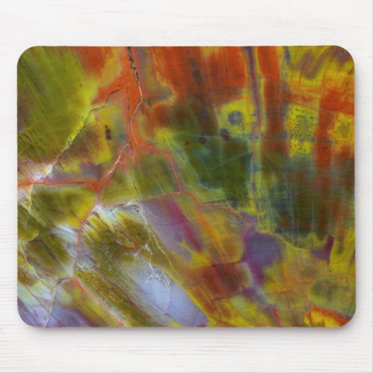 Versteend Regenbooghout Muismat (Voorkant)