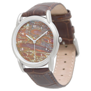 Versteende dinosaurusbot horloge