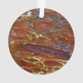 Versteende dinosaurusbot ornament (achterkant)