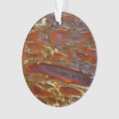 Versteende dinosaurusbot ornament (voorkant)