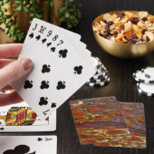 Versteende dinosaurusbot pokerkaarten (Insitu)