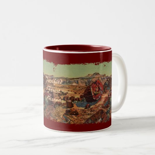 Versteende Forest Painted Coffee Mok (Voorkant rechts)