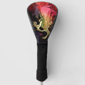 Versteende gesteente of gefossiliseerd hout golfheadcover (Voorkant)