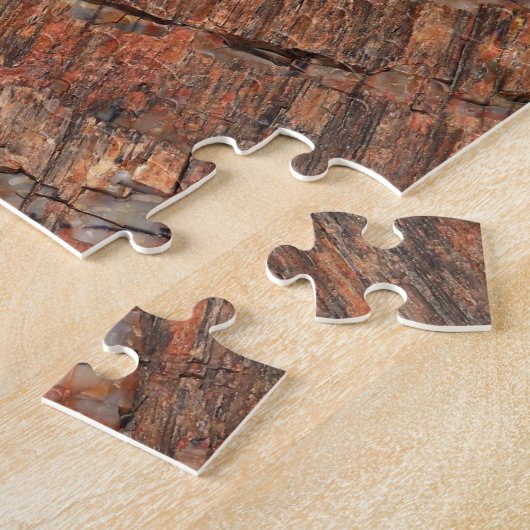 Versteende log Close-up I Legpuzzel (Zijkant)