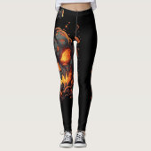 Versteende pompoen leggings (Voorkant)