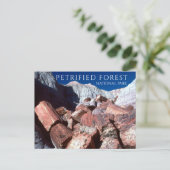 Versteende stammen, Versteende bossen NP, Arizona Briefkaart (Staand voorkant)