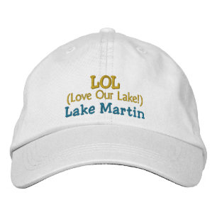 Verstelbaar Pet "LOL Love Our Lake!" Lake Martin