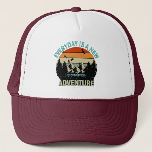 Verstelbaar van 17" naar 24" 100% polyester schuim trucker pet (Voorkant)