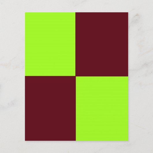 Verstelbare chartreuse & Bruine Flyer (Achterkant)