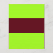Verstelbare chartreuse & Bruine Flyer (Voorkant)