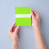 Verstelbare chartreuse Neon & Witte Flyer (Hand)