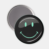 Verstelbare kleur Neon Black Happy Face Magneet (Voorkant / Achterkant)