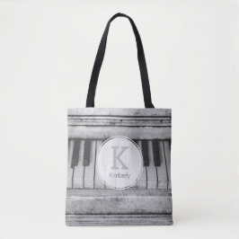  verstelbare Piano-toetsenbordtas - Aangepast Tote Bag
