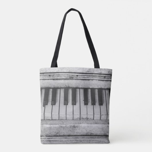  verstelbare  Pianozak Tote Bag (Achterkant)
