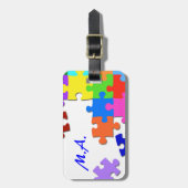 versteld bagagelabel (Voorkant verticaal)