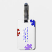 versteld bagagelabel (Achterkant verticaal)